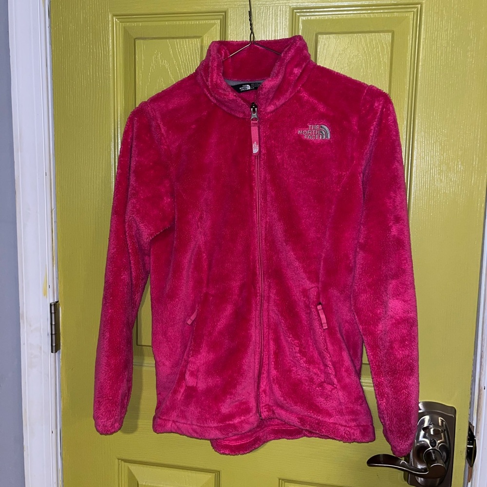 The North Face Fleece Girls' Osolita Jacket Size Medium 10/12, Pink